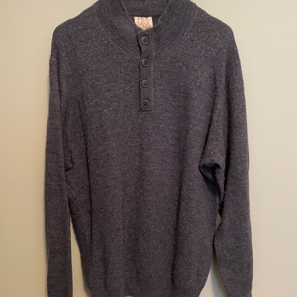 Jos A. Bank XL Dark Grey Sweater LIKE NEW!